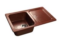 Мойка Granfest GF-S780L (ГР 780х500хh200) (шир.ящ.min 500) (Цвет мойки светло-розовый) в Белогорске от производителя 