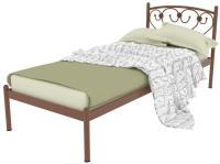 Фото krovati-detski кровать односпальная ева (см 90х190) трубка металл производитель Милсон