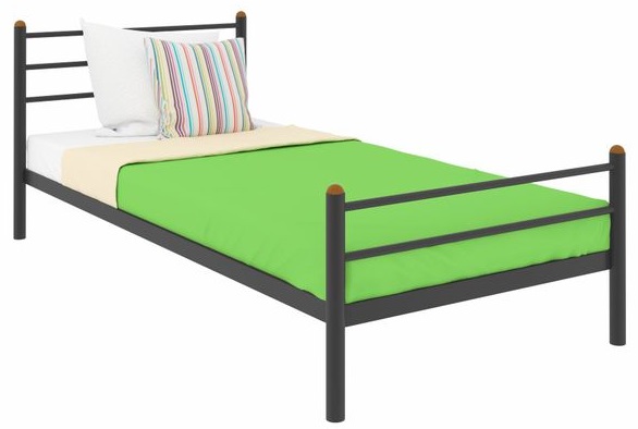 Фото Кровать односпальная Милана Plus (СМ 90х200) трубка металл от производителя Милсон в Белогорске по цене 10 440 ₽