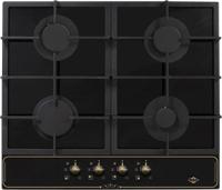 Варочная поверхность газовая 4-х комф. PG-612 (590х515) (Материал Стеклокерамика , Цвет Черный) в Белогорске от производителя 