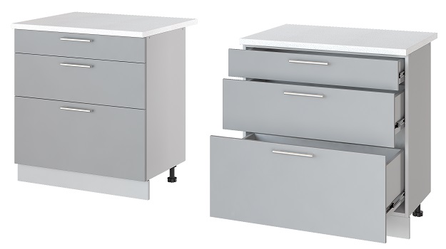 Фото Кухня Бронкс стол-рабочий Н-83 от производителя Леко в Белогорске по цене 9 630 ₽