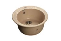 Мойка Granfest GF-R520 (ГР 520х520хh200) (шир.ящ.min 450) (Цвет мойки светло-розовый) в Белогорске от производителя 