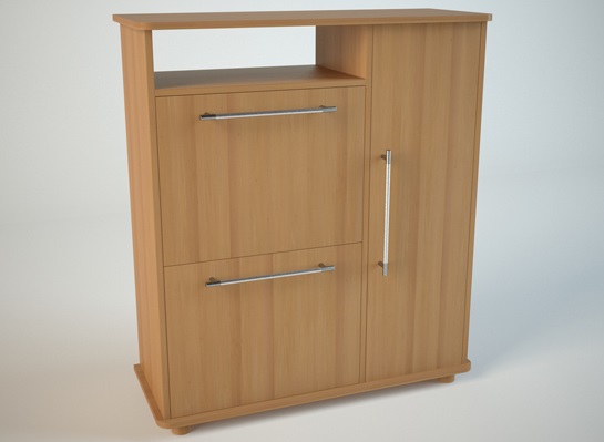 Тумба универсальная для обуви ТУ-3 (ольха, ольха (Комфортная мебель) )