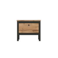 Тумба Loft KOM1K/55 (дуб вотан-черный матовый, дуб вотан (Black Red White (БРВ)) ) в Белогорске от производителя 