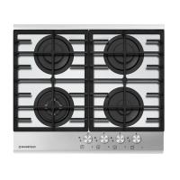 Варочная поверхность газовая 4-х комф. MGHG 64 22 (590х520) (Материал Металл/Стекло , Цвет Маталлик/Черный) в Белогорске от производителя 