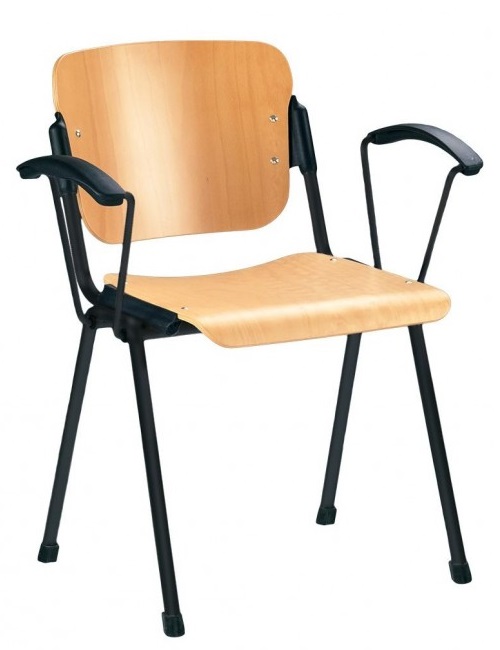 Фото Стул для посетителя Эра (Era) wood arm (крашенный) от производителя Новый стиль в Белогорске по цене 4 490 ₽