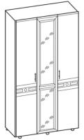 Шкаф трехдверный