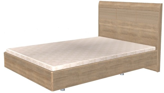 Фото Кровать двуспальная Мелисса КР-2802 (СМ 140х200) с ламельным основанием от производителя Лером в Белогорске по цене 31&nbsp;980 ₽