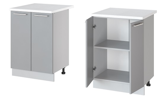 Фото Кухня Бронкс стол-рабочий Н-60 от производителя Леко в Белогорске по цене 4&nbsp;420 ₽