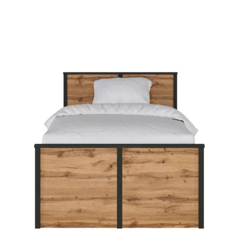 Фото Кровать односпальная Loft LOZ120x200 (СМ 120х200) с основанием от производителя Black Red White (БРВ) в Белогорске по цене 15 910 ₽