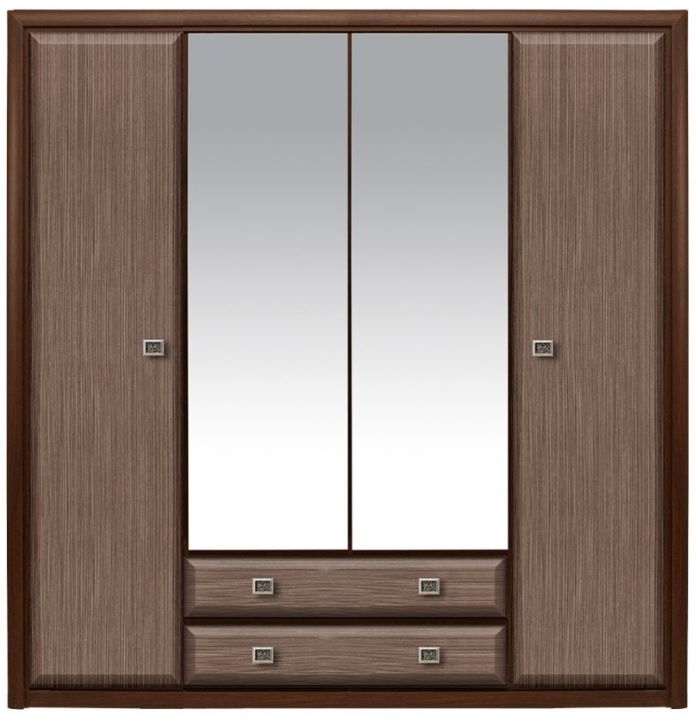 Фото Шкаф Коен SZF4D2S (214) четырехдверный от производителя Black Red White (БРВ) в Белогорске по цене 60&nbsp;370 ₽