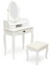Фото Стол туалетный с пуфом NY-V3024 от производителя Tetchair в Белогорске по цене 19&nbsp;780 ₽