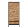 Фото Шкаф Loft SZF2D1S (62) двухдверный от производителя Black Red White (БРВ) в Белогорске по цене 26&nbsp;620 ₽