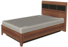 Кровать односпальная Мелисса КР-1861 (СМ 120х200) с подъемным механизмом ( 120х200 , ЛДСП/МДФ , слива валлис комбинированный , с подъемным мех. , с коробом , без матраса (Лером) )