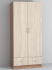 Фото Шкаф Бриз ЛДСП (90) двухдверный от производителя Диал в Белогорске по цене 9&nbsp;180 ₽