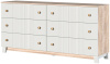 Фото Комод Ланзетти (6 ящиков) от производителя Браво-мебель в Белогорске по цене 21&nbsp;140 ₽