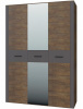 Фото Шкаф Куба ШР-3 (152) с зеркалом трехдверный от производителя Браво-мебель в Белогорске по цене 34&nbsp;620 ₽