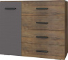 Фото Комод комбинированный Куба (без приставки) от производителя Браво-мебель в Белогорске по цене 14&nbsp;520 ₽