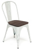 Стул Вип Лофт Чеар (Vip Loft Chair) 011 ( Обивка стула:металл/пластик, butter white vintage, butter white vintage-дерево береза (Tetchair) )