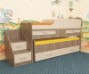 Фото Кровать 2-х ярусная Лесики (СМ 70х180/70х170) от производителя Пирамида в Белогорске по цене 24&nbsp;220 ₽