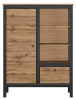 Фото Шкаф Loft REG1D1S/90 от производителя Black Red White (БРВ) в Белогорске по цене 16&nbsp;360 ₽