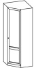Фото Шкаф Микки-1 (75) угловой от производителя Ставрополь Мебель в Белогорске по цене 10&nbsp;440 ₽