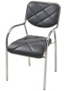 Фото Стул для посетителя Боско (хром) от производителя Фабрикант в Белогорске по цене 9&nbsp;070 ₽