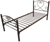 Фото Кровать односпальная Юлия-2-800 (СМ 80х190) основание металл трубка  от производителя Металл-Конструкция в Белогорске по цене 10&nbsp;710 ₽