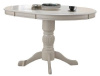 Стол обеденный Квин (Queen DM-T4EX2) (№4 массив дерева, мдф шпон- белый ,  белый (ТМК) )