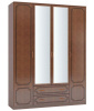 Фото Шкаф Лакированный ШР-4 (164) с зеркалом четырехдверный от производителя Браво-мебель в Белогорске по цене 48&nbsp;970 ₽