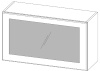 Фото Кухня Венеция шкаф навесной ШГ800с (45,6) от производителя SV-мебель в Белогорске по цене 5&nbsp;400 ₽